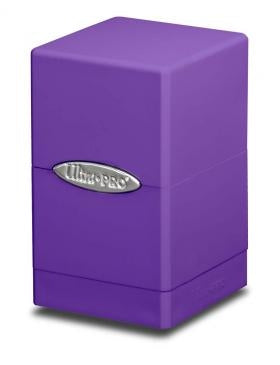 Image for Satin Tower - Purple - Deck Boxes