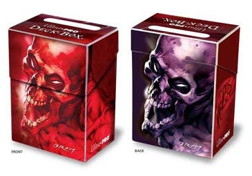 Image for Skull Red and Purple by Brom - Deck Boxes