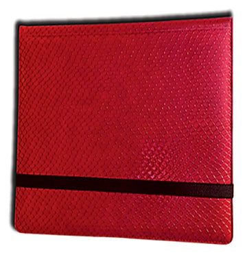 Image for Binder - 12-Pocket Dragon Hide - Red - Storage Albums