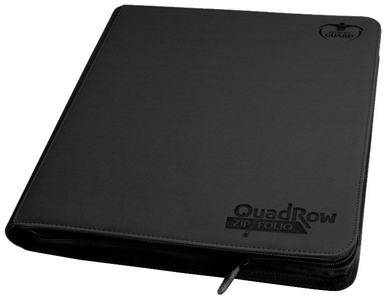 Image for Binder - 12-Pocket QuadRow ZipFolio XenoSkin - Black - Storage Albums