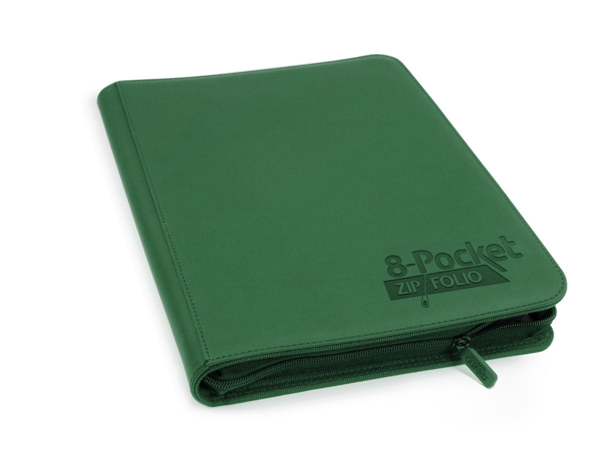 Image for Binder - 8-Pocket ZipFolio XenoSkin - Green - Storage Albums