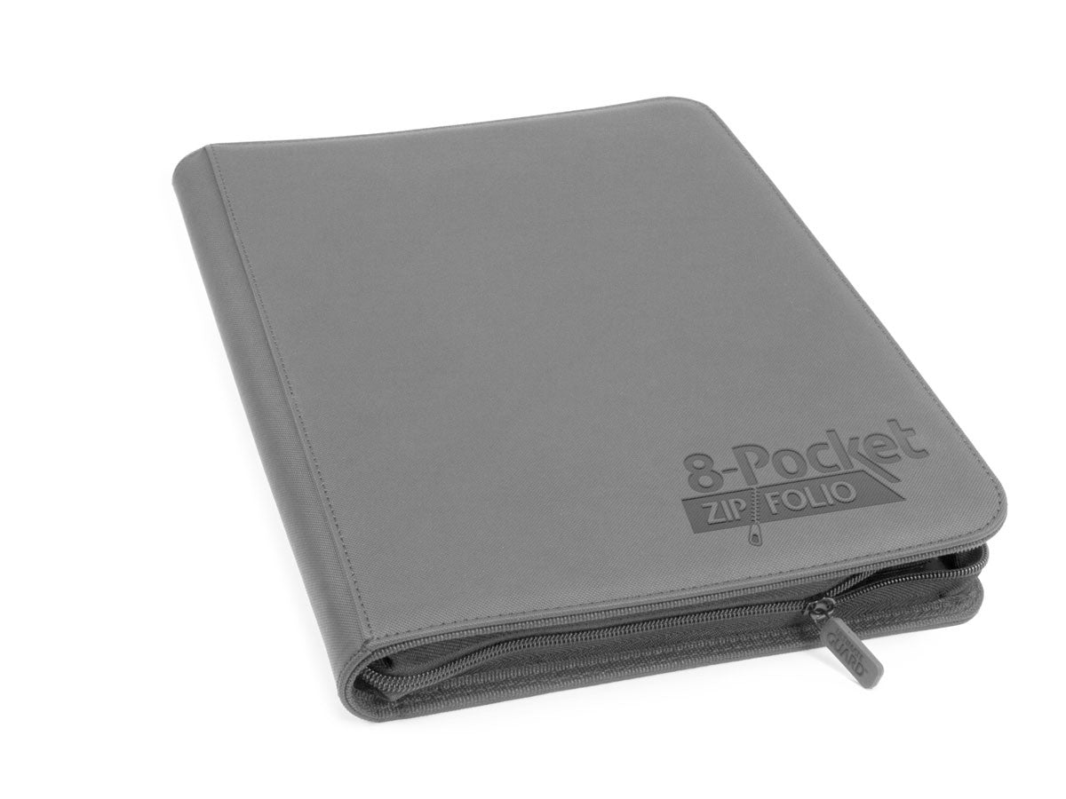 Image for Binder - 8-Pocket ZipFolio XenoSkin - Grey - Storage Albums
