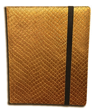 Image for Binder - 9-Pocket Dragon Hide - Gold - Storage Albums