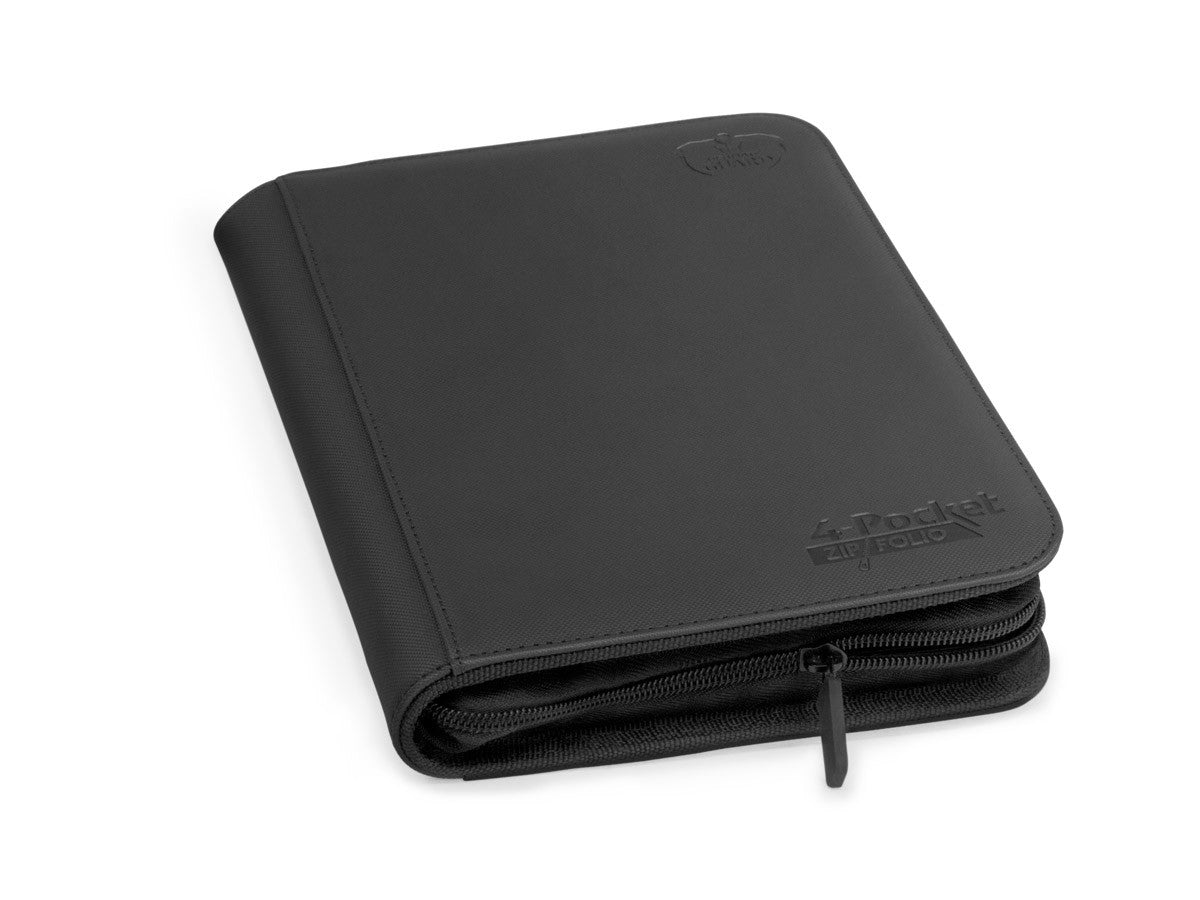 Image for Portfolio - 4-Pocket ZipFolio XenoSkin - Black - Storage Albums
