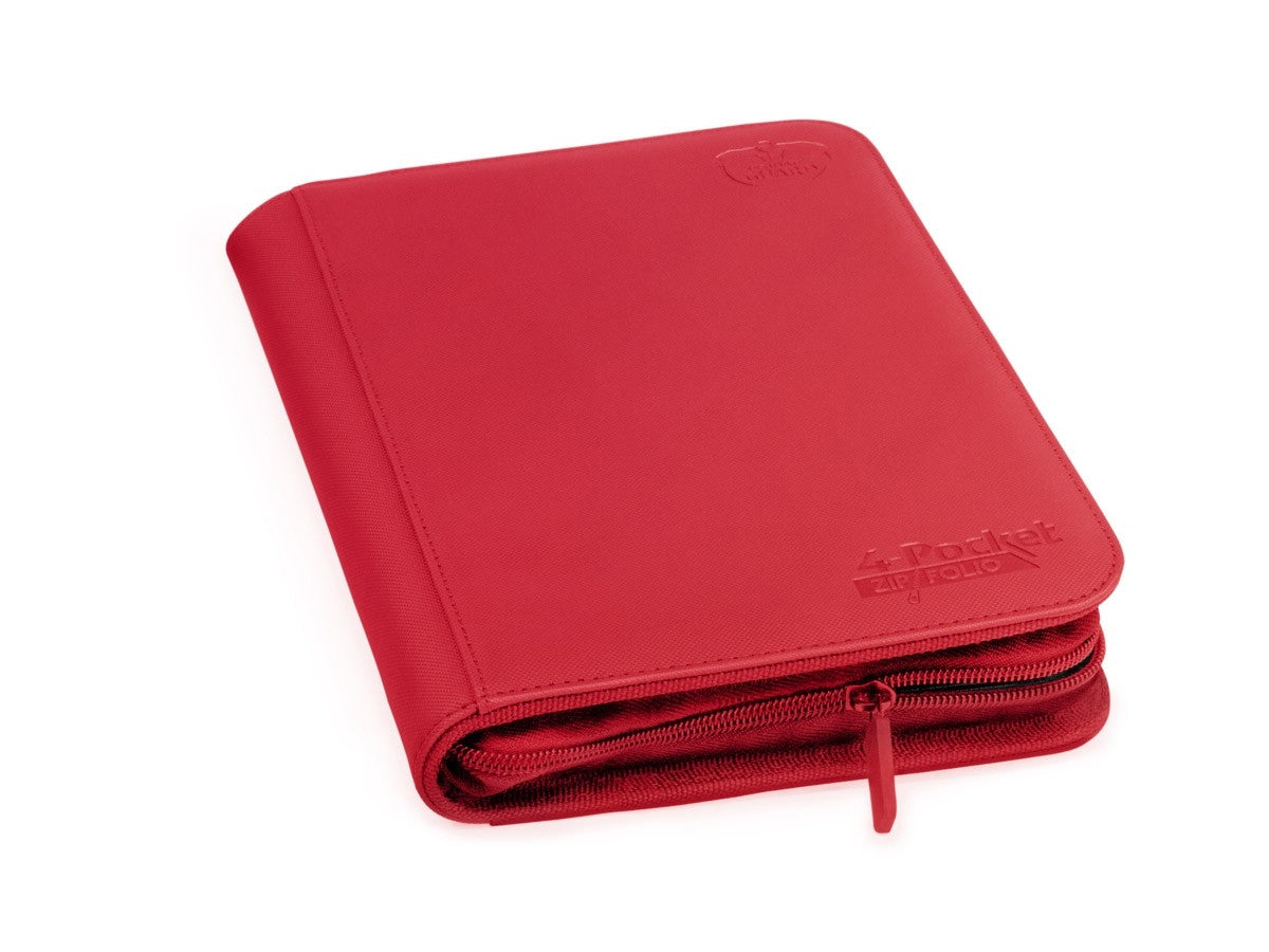 Image for Portfolio - 4-Pocket ZipFolio XenoSkin - Red - Storage Albums