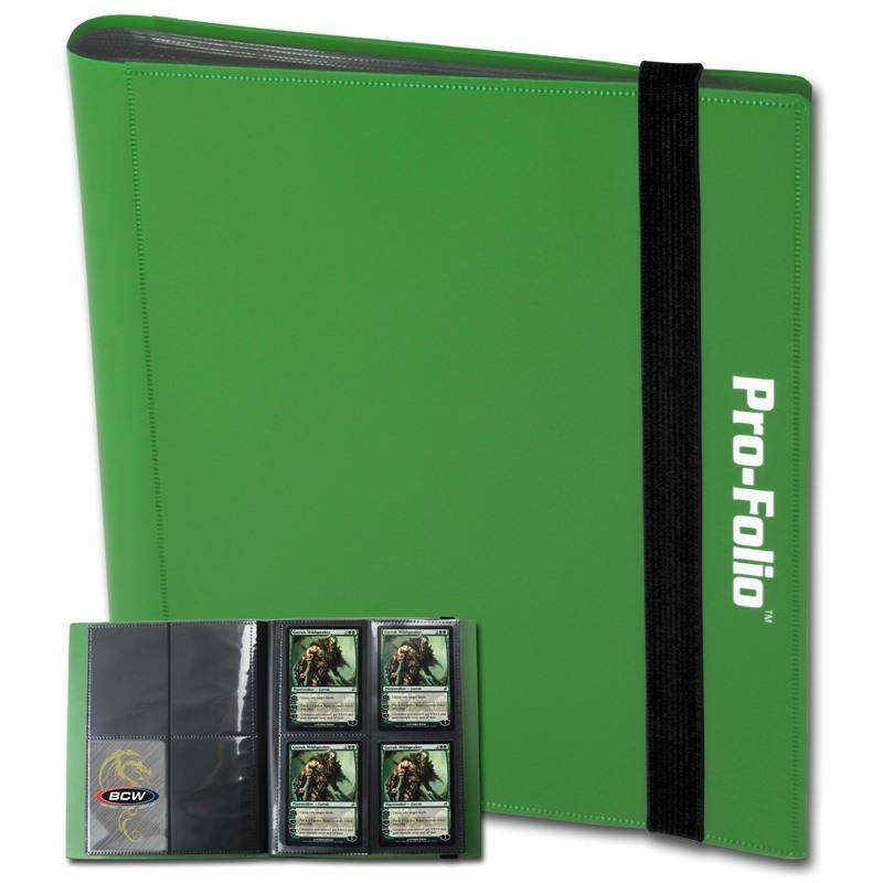 Image for Pro-Folio 4-Pocket Album - Green - Storage Albums