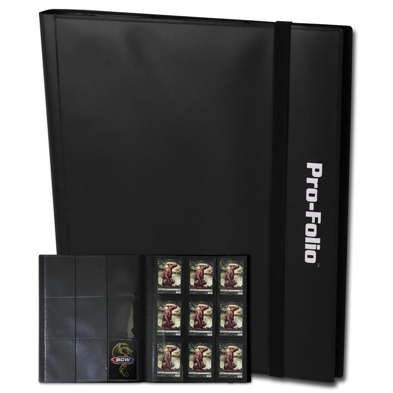 Image for Pro-Folio 9-Pocket Album - Black - Storage Albums