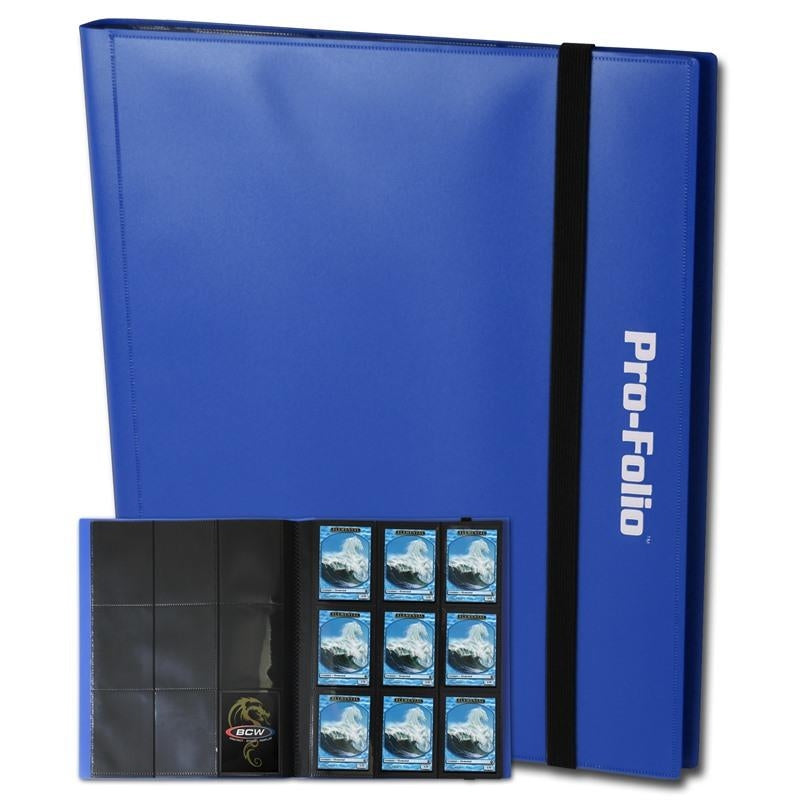 Image for Pro-Folio 9-Pocket Album - Blue - Storage Albums