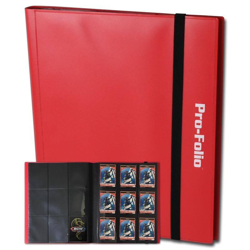 Image for Pro-Folio 9-Pocket Album - Red - Storage Albums