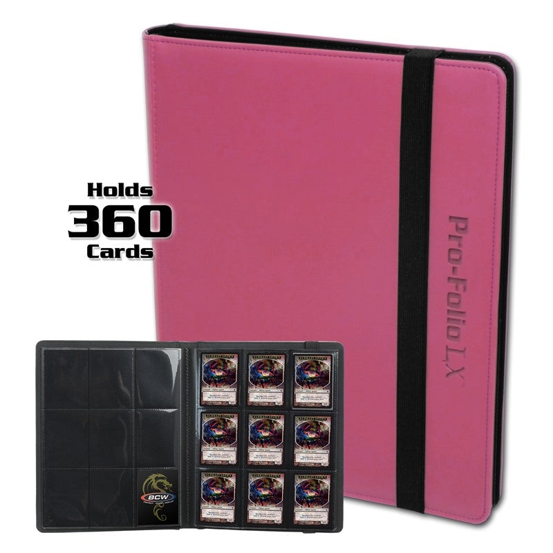 Image for Pro-Folio 9-Pocket LX Album - Pink - Storage Albums
