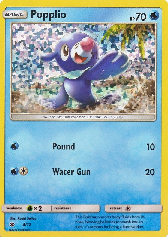 Image for Popplio (004/012) (McDonald's Promos 2017) (M17) - Pokemon