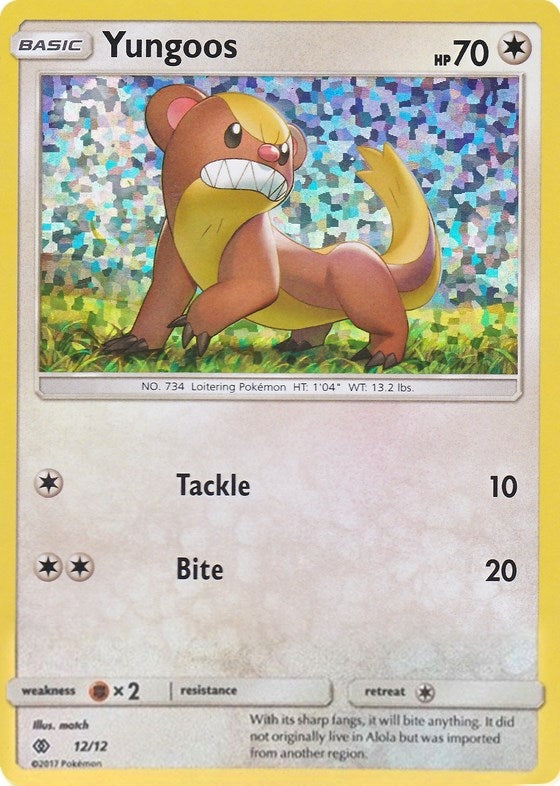 Image for Yungoos (012/012) (McDonald's Promos 2017) (M17) - Pokemon