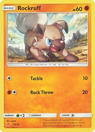 Image for Rockruff (#29) (29/30) (SM Trainer Kit: Lycanroc & Alolan Raichu) (SMK1) - Pokemon