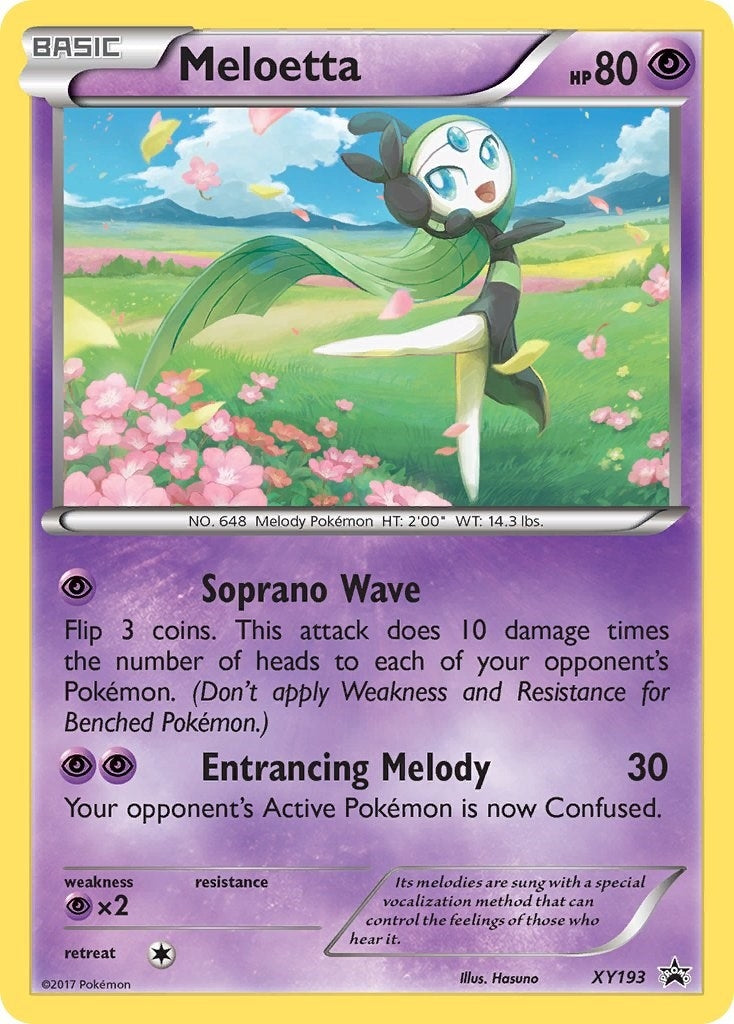 Image for Meloetta - XY193 (XY193) (XY Promos) (PR) - Pokemon