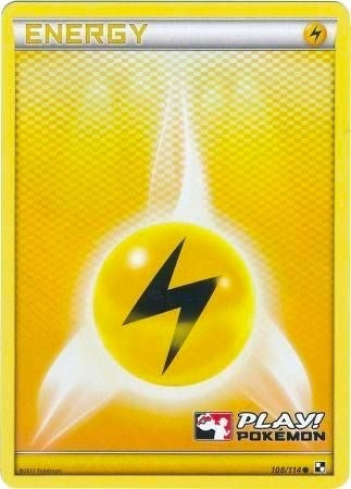 Image for Lightning Energy - 108/114 (Play! Pokemon) (108/114) (League & Championship Cards) (PR) - Pokemon