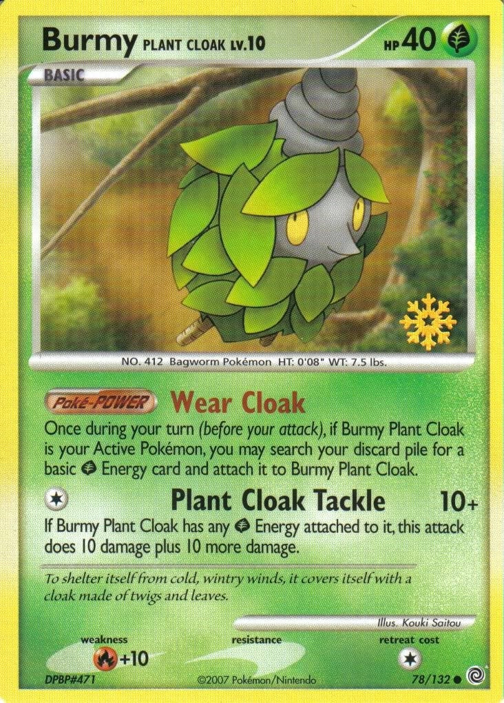 Image for Burmy (Plant Cloak) (078/132) (Countdown Calendar Promos) (CCP) - Pokemon
