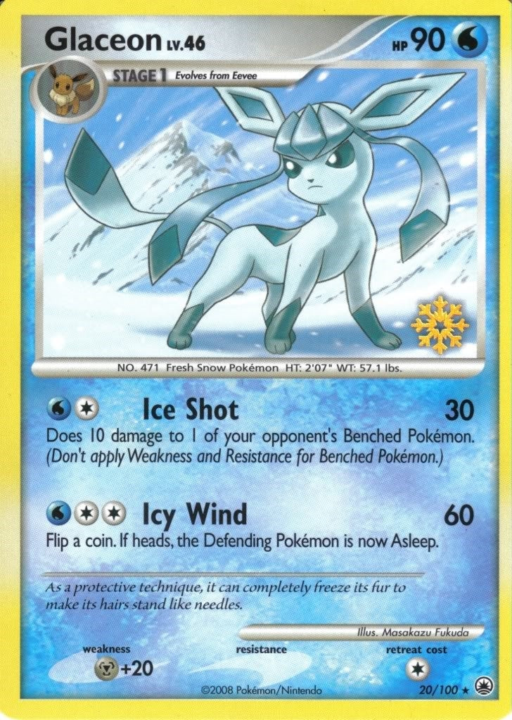 Image for Glaceon (020/100) (Countdown Calendar Promos) (CCP) - Pokemon