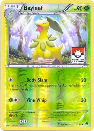 Image for Bayleef - 2/122 (Pokemon League) (002/122) (League & Championship Cards) (PR) - Pokemon