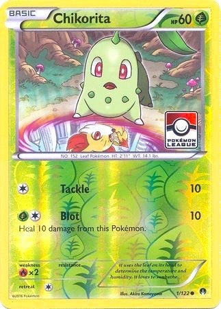 Image for Chikorita - 1/122 (Pokemon League) (001/122) (League & Championship Cards) (PR) - Pokemon