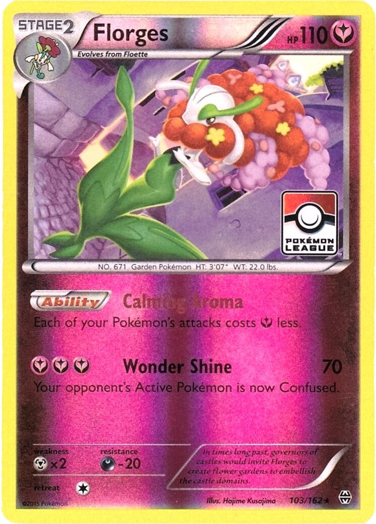 Image for Florges - 103/162 (Pokemon League) (103/162) (League & Championship Cards) (PR) - Pokemon