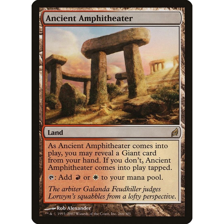 Image for Ancient Amphitheater (266) (Lorwyn) - Magic: The Gathering