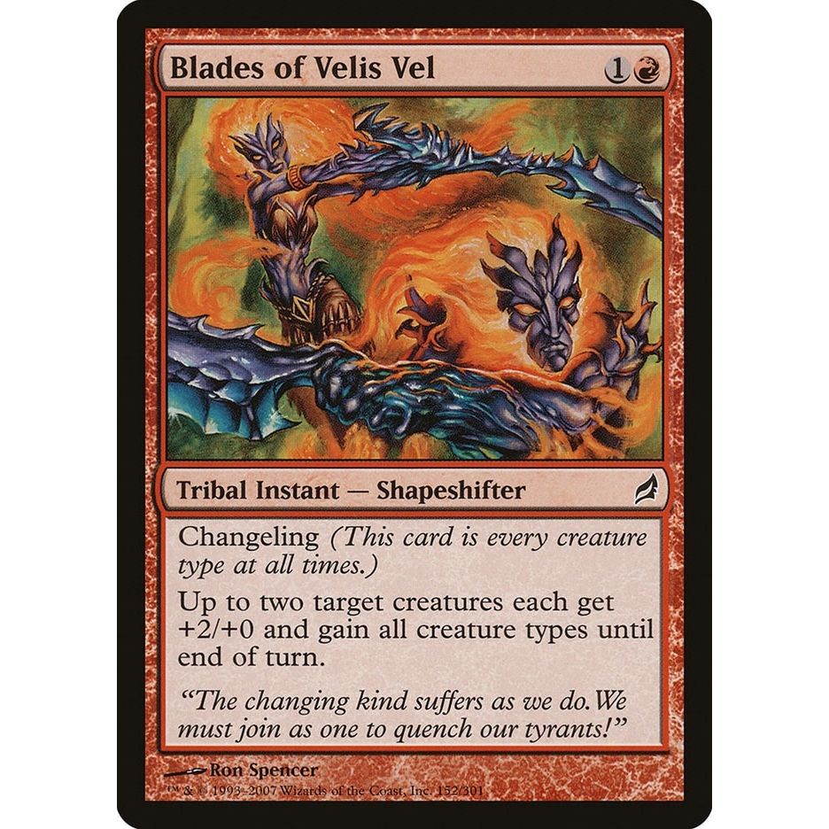 Image for Blades of Velis Vel (152) (Lorwyn) - Magic: The Gathering