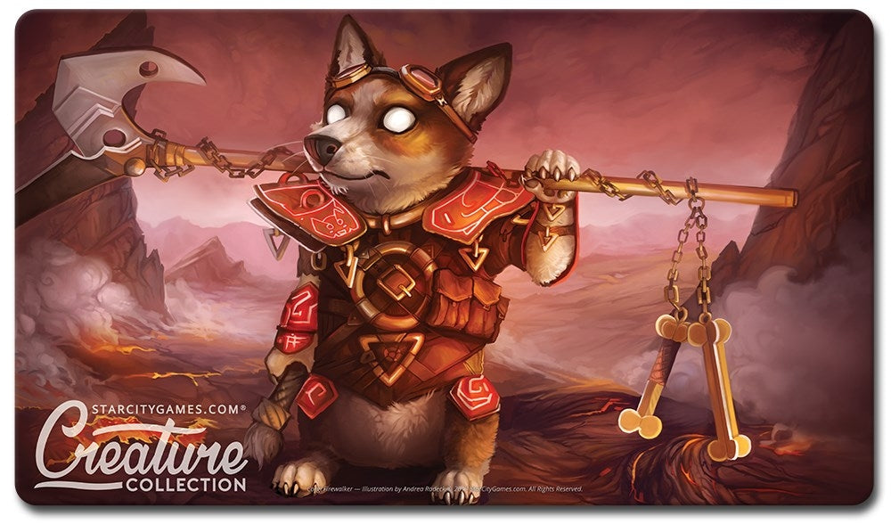 Image for Star City Games - Corgi Firewalker Playmat - Playmats