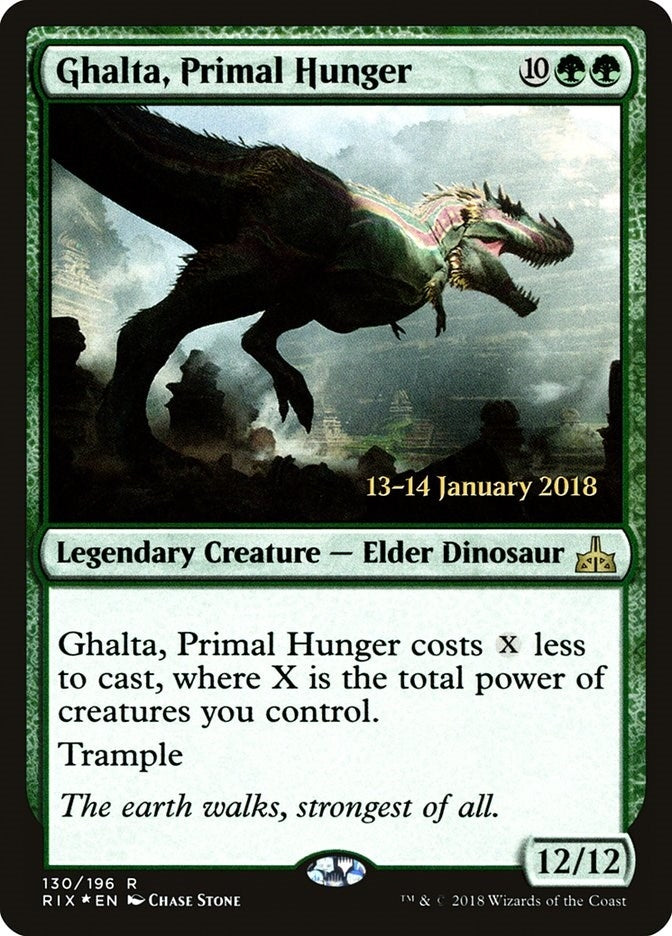 Ghalta, Primal Hunger (RIX) (130) (Prerelease Cards)
