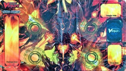 Image for Cardfight!! Vanguard Sneak Preview Playmat - Hellfire Seal Dragon, Blockade Inferno - Playmats