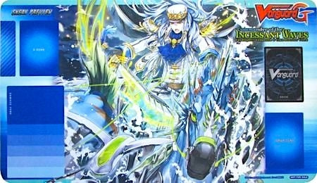 Image for Cardfight!! Vanguard Sneak Preview Playmat - Storm Dominator, Commander Thavas - Playmats