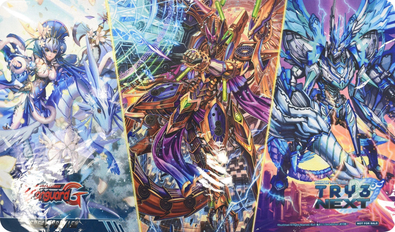 Image for Cardfight!! Vanguard Sneak Preview Playmat: G-CHB01 TRY3 NEXT - Playmats