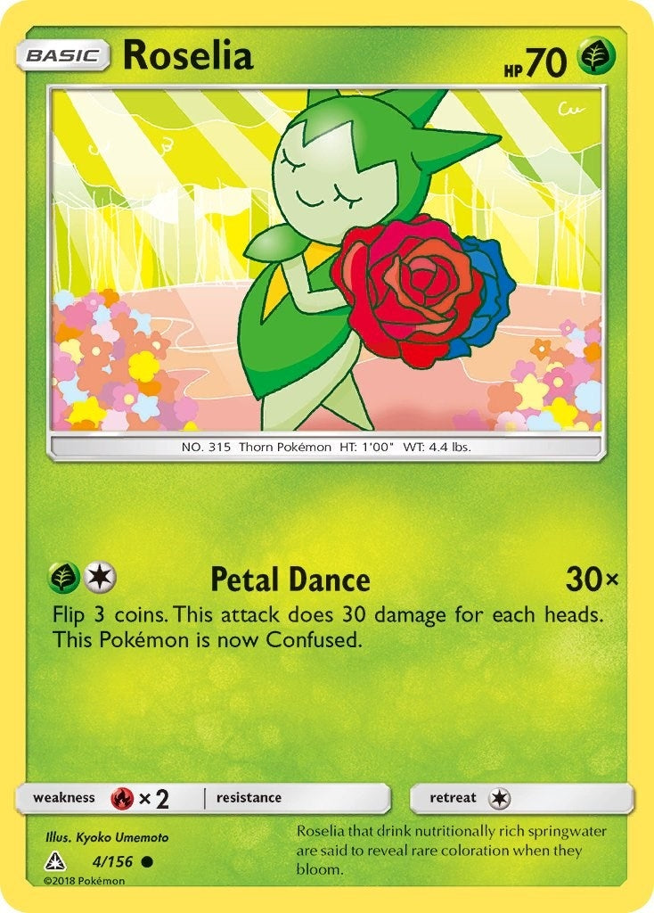 Image for Roselia (4/156) (SM - Ultra Prism) (SM05) - Pokemon