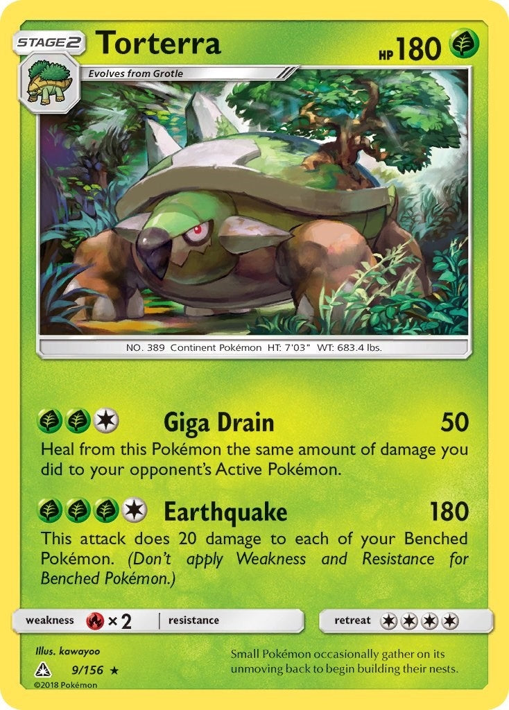 Image for Torterra (9/156) (SM - Ultra Prism) (SM05) - Pokemon