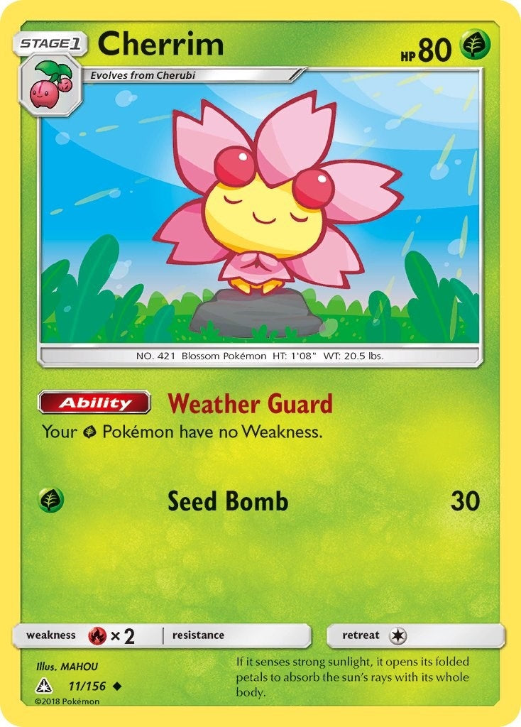 Image for Cherrim (11/156) (SM - Ultra Prism) (SM05) - Pokemon