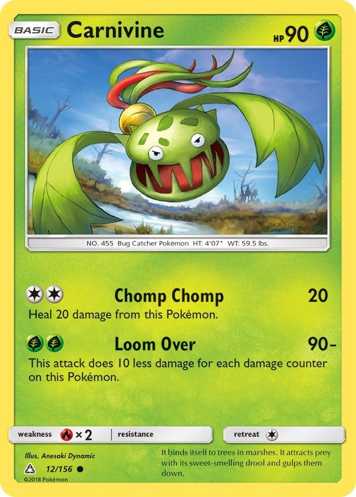 Image for Carnivine (12/156) (SM - Ultra Prism) (SM05) - Pokemon