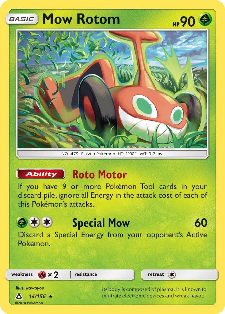 Image for Mow Rotom (14/156) (SM - Ultra Prism) (SM05) - Pokemon