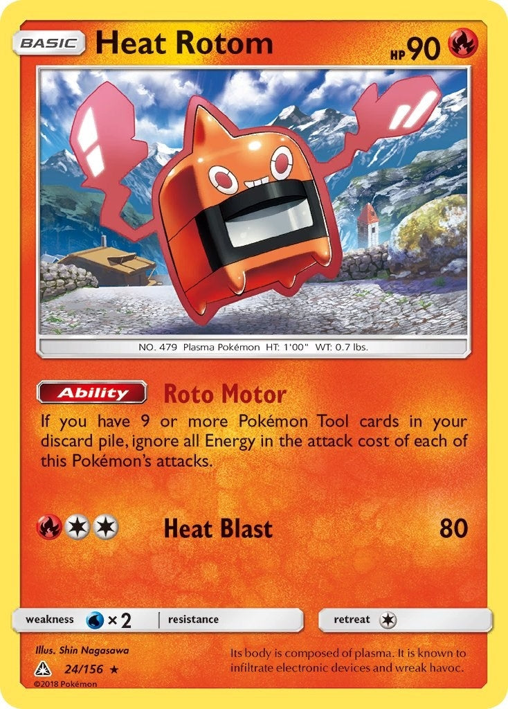 Image for Heat Rotom (24/156) (SM - Ultra Prism) (SM05) - Pokemon