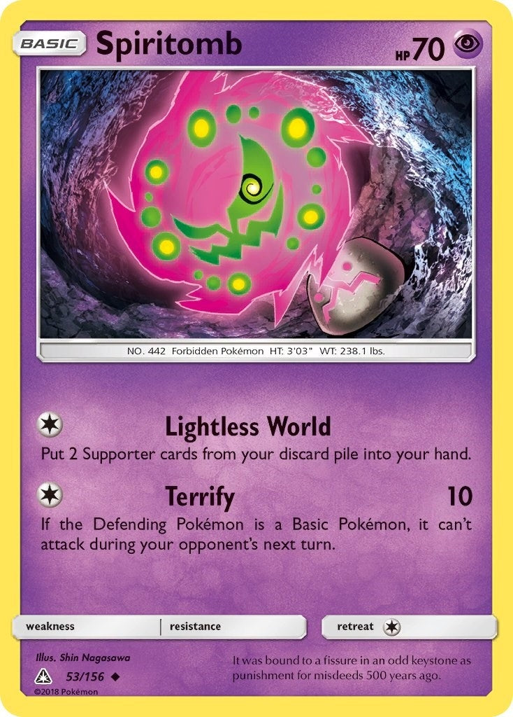 Image for Spiritomb (53/156) (SM - Ultra Prism) (SM05) - Pokemon