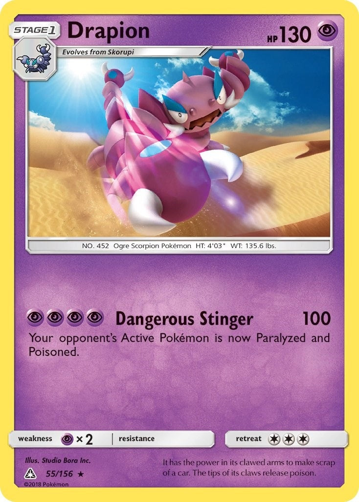 Image for Drapion (55/156) (SM - Ultra Prism) (SM05) - Pokemon