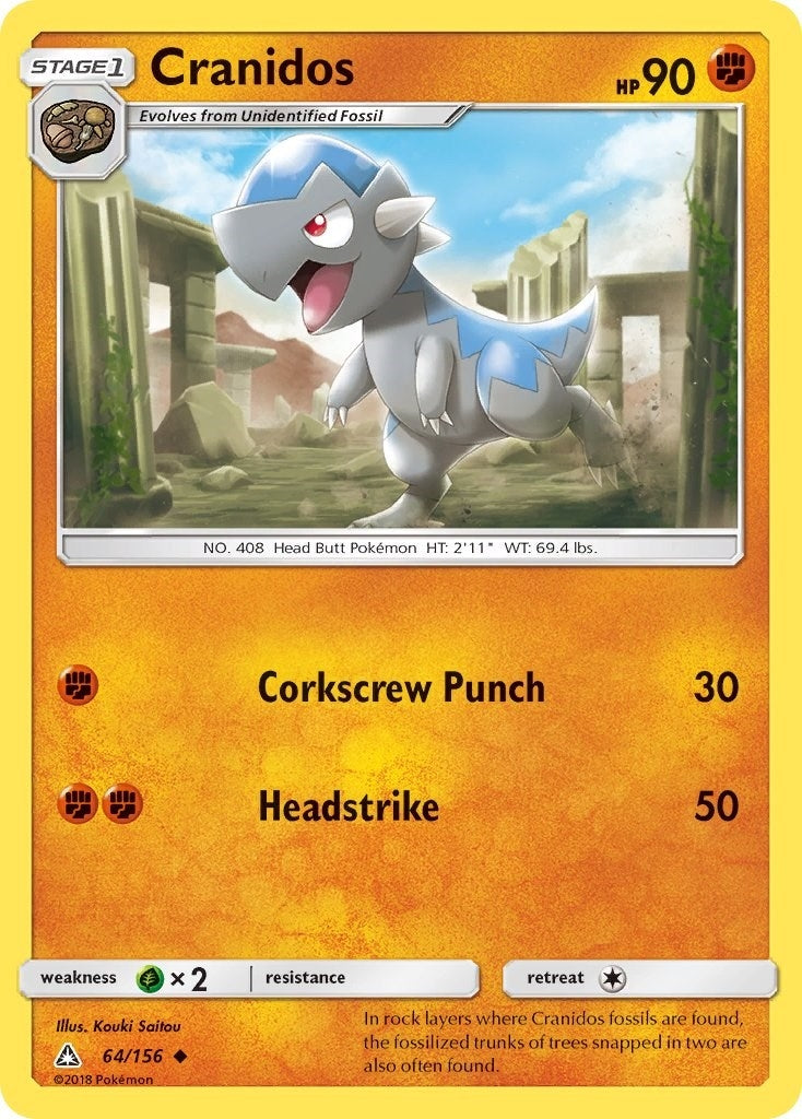 Image for Cranidos (64/156) (SM - Ultra Prism) (SM05) - Pokemon