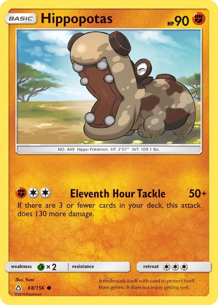 Image for Hippopotas (68/156) (SM - Ultra Prism) (SM05) - Pokemon
