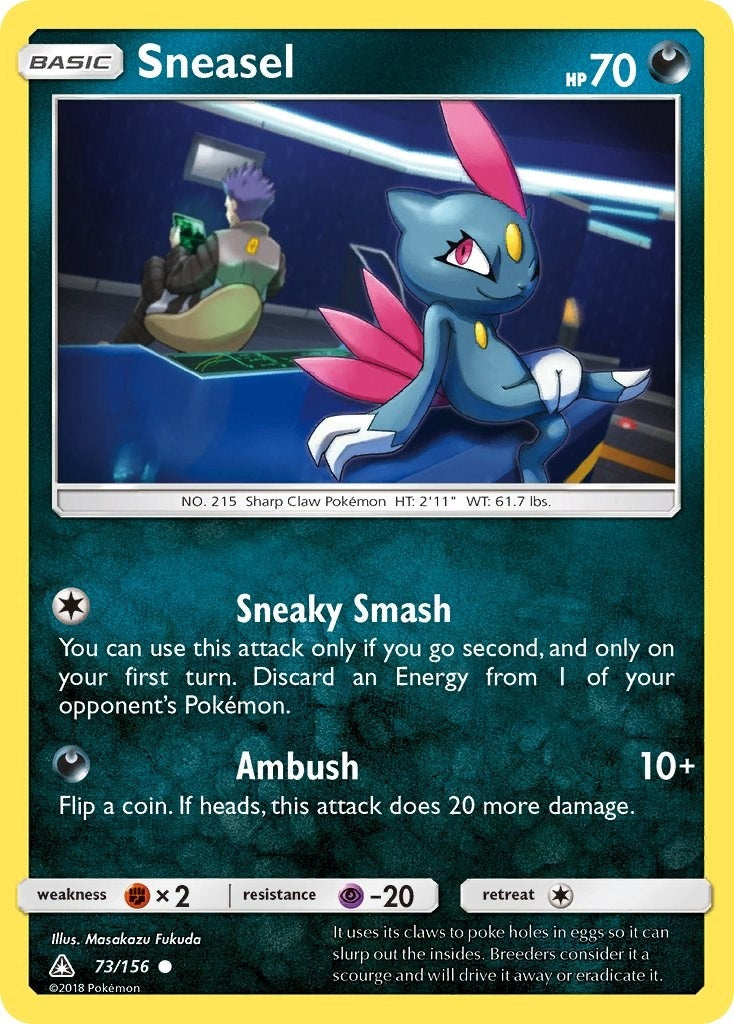 Image for Sneasel (73/156) (SM - Ultra Prism) (SM05) - Pokemon