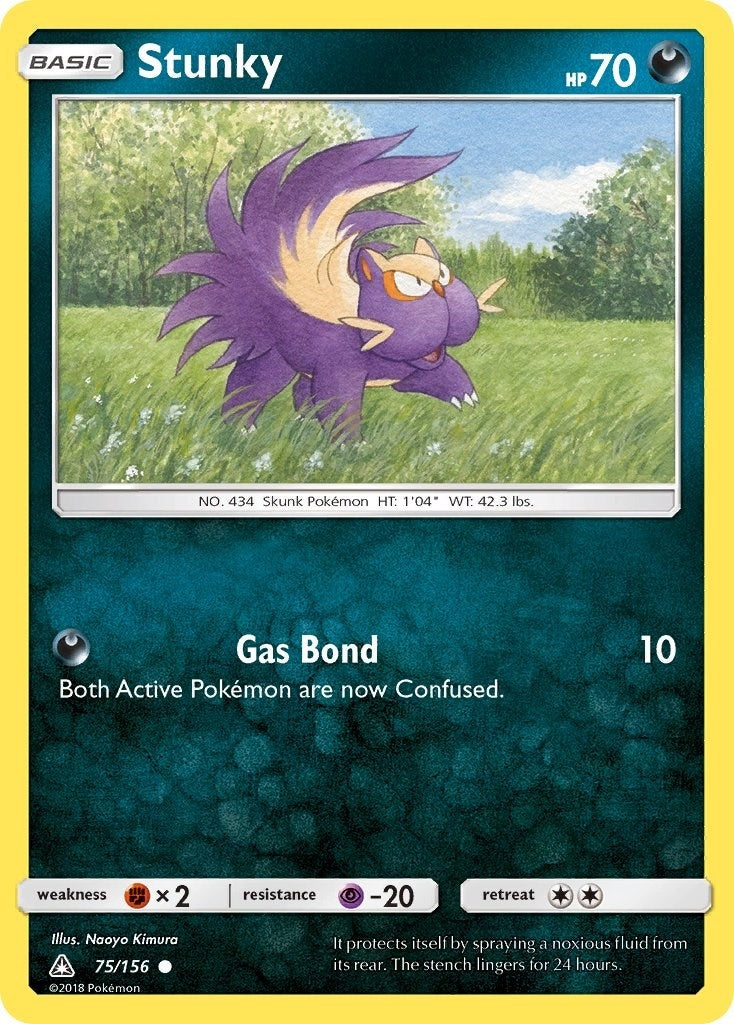 Image for Stunky (75/156) (SM - Ultra Prism) (SM05) - Pokemon
