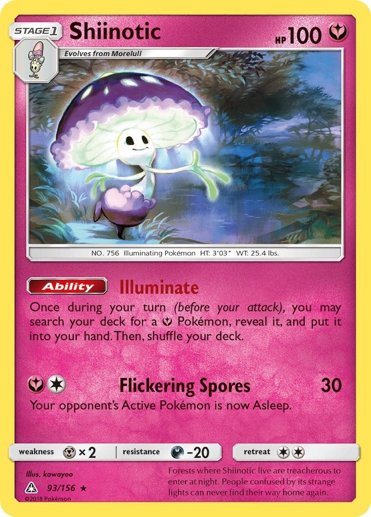 Image for Shiinotic (93/156) (SM - Ultra Prism) (SM05) - Pokemon