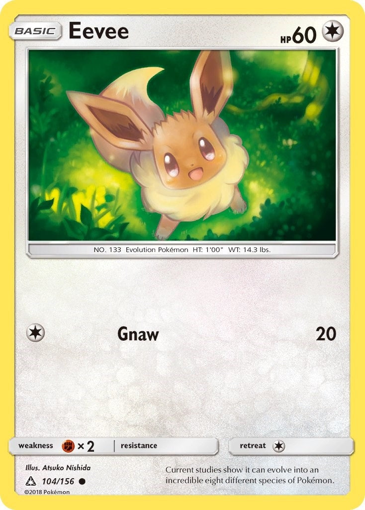 Image for Eevee (104) (104/156) (SM - Ultra Prism) (SM05) - Pokemon