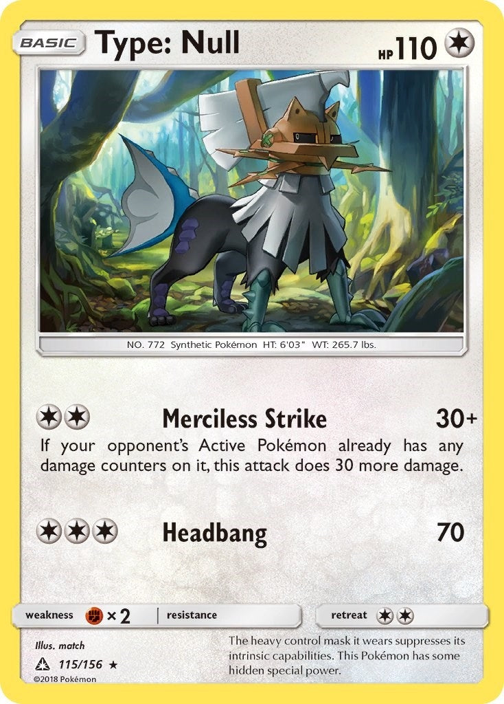 Image for Type: Null (115/156) (SM - Ultra Prism) (SM05) - Pokemon