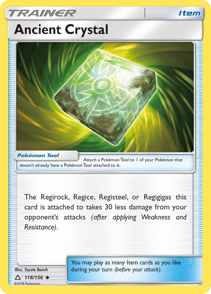 Image for Ancient Crystal (118/156) (SM - Ultra Prism) (SM05) - Pokemon