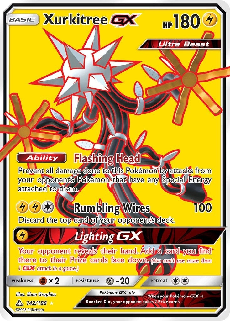 Image for Xurkitree GX (Full Art) (142/156) (SM - Ultra Prism) (SM05) - Pokemon