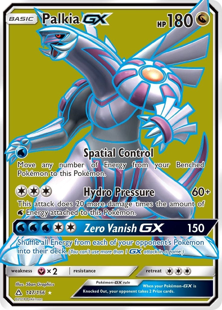 Image for Palkia GX (Full Art) (147/156) (SM - Ultra Prism) (SM05) - Pokemon