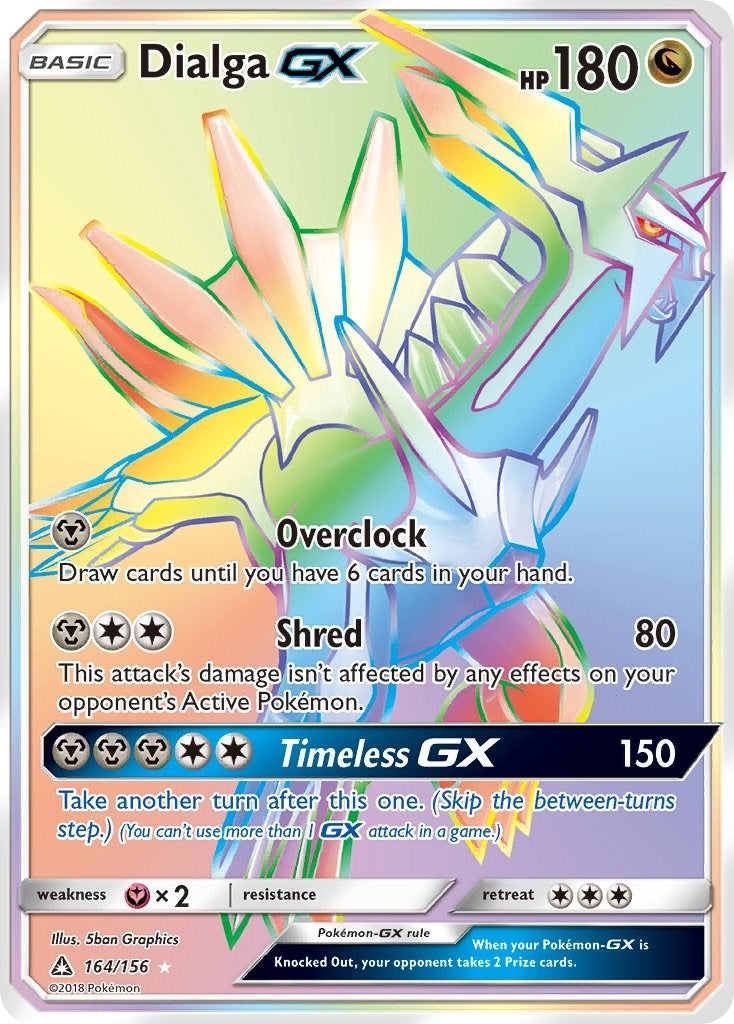 Image for Dialga GX (Secret Rare) (164/156) (SM - Ultra Prism) (SM05) - Pokemon
